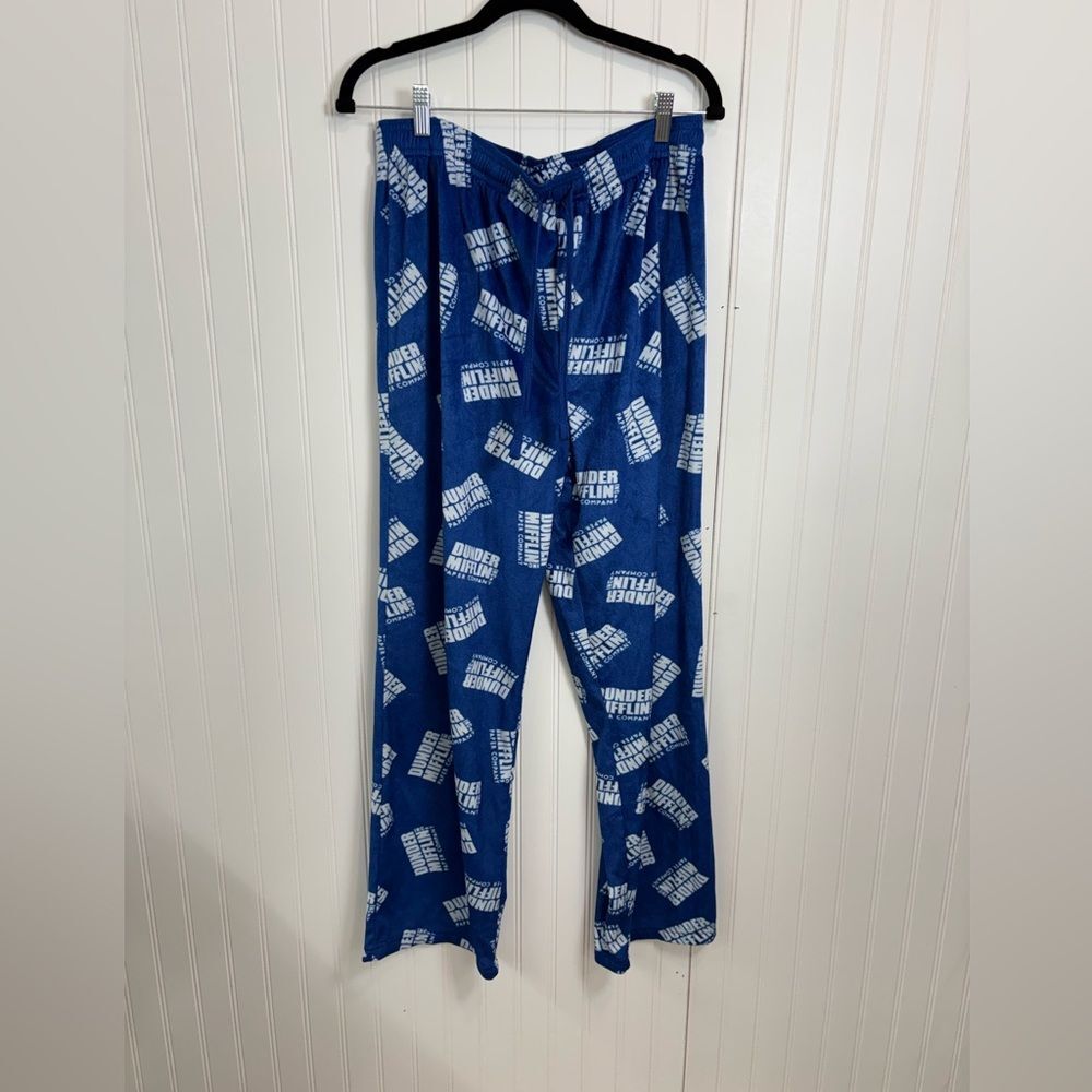 The Office Dunder mifflin men’s Blue Pajama fleece Pants